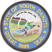 South Dakota State Seal Patch