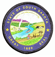 South Dakota State Seal Patch