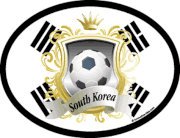 South Korea Soccer Flag It Oval Decal