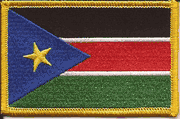 South Sudan Flag Patch - Rectangle
