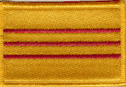 South Vietnam Flag Rectangle Patch