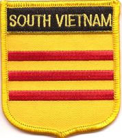 South Vietnam Flag Shield Patch