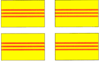 South Vietnam Flag Stickers