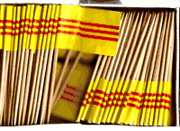 South Vietnam Flag Toothpicks