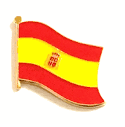 Spain Flag Lapel Pin - Single