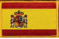 Spain Flag Patch - Rectangle