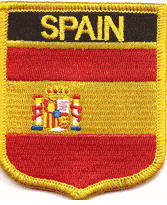 Spain Flag Shield Patch