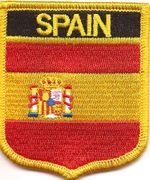 Spain Flag Shield Patch