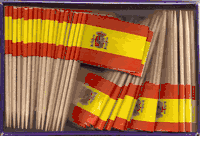 Spain Flag Toothpicks