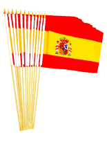 Spain Flags 12" x 18"
