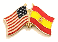 Spain Lapel Pin - Double
