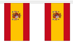 Spain String Flag Bunting