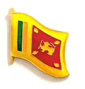 Sri Lanka Flag Lapel Pin - Single