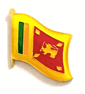 Sri Lanka Flag Lapel Pin - Single