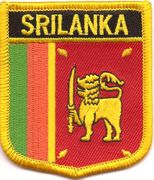 Sri Lanka Flag Shield Patch