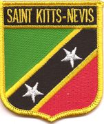 St. Kitts and Nevis Flag Shield Patch