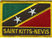St. Kitts & Nevis Flag Patch with Name  