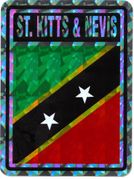 St. Kitts & Nevis Vinyl Reflective Decal