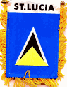 St. Lucia Mini Window Banner