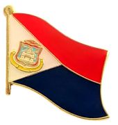 St. Maarten Flag Lapel Pin - Single