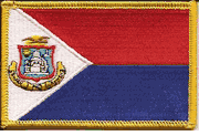 St. Maarten Flag Patch - Rectangle