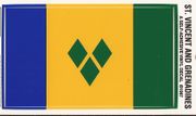 St. Vincent & Grenadines Flag Decal Sticker
