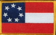 1st Confederate - Stars & Bars Flag Patch