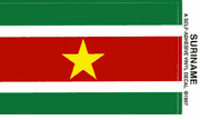 Surinam Flag Decal Sticker