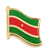 Surinam Flag Lapel Pin - Single