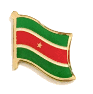 Surinam Flag Lapel Pin - Single
