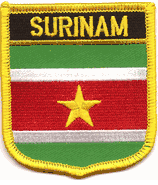 Surinam Flag Shield Patch 