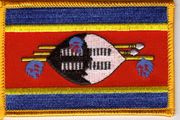 Swaziland Flag Patch - Rectangle