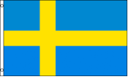 Sweden 3x5 Nylon Flag - Imported