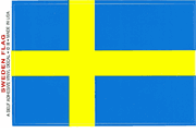 Sweden Flag Decal Stickers