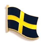Sweden Flag Lapel Pin - Single