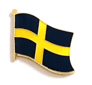 Sweden Flag Lapel Pin - Single