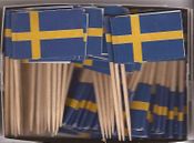 Sweden Flag Toothpicks