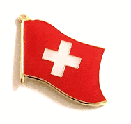 Switzerland Flag Lapel Pin - Single