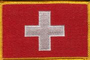 Switzerland Flag Patch - Rectangle
