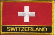 Switzerland Flag Patch with Name