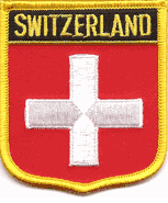 Switzerland Flag Shield Patch