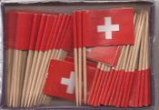 Switzerland Flag Toothpick Flags