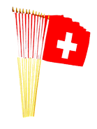 Switzerland Flags 12" x 18"