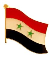 Syria Flag Lapel Pin - Single - Old Version