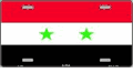 Syria Flag License Plate