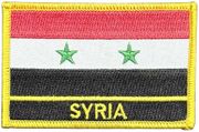 Syria Flag Patch with Name