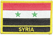 Syria Flag Patch with Name