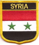 Syria Flag Shield Patch