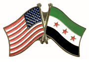 Syria Lapel Pin - Double - Current Version