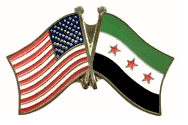 Syria Lapel Pin - Double - Current Version